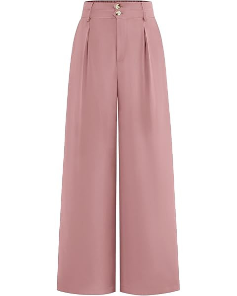 PRETTYGARDEN Wide Leg Pants for Women Trendy 2026 Fall High Waisted Business Casual Outfits Work ... | Amazon (US)