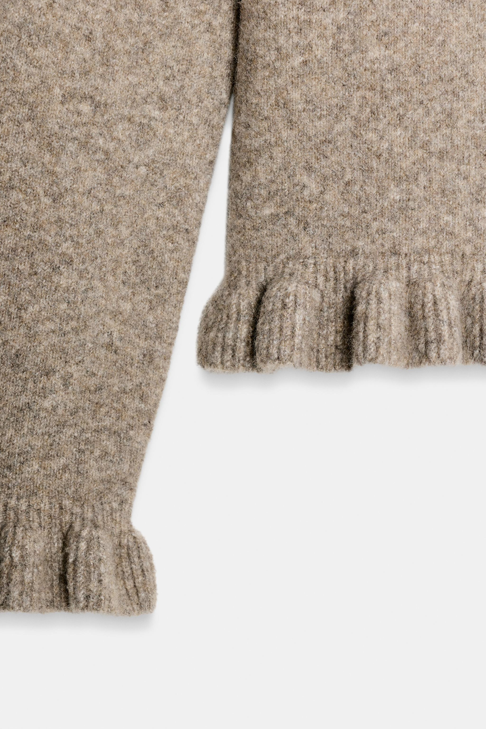 RUFFLED CARDIGAN | Zara US