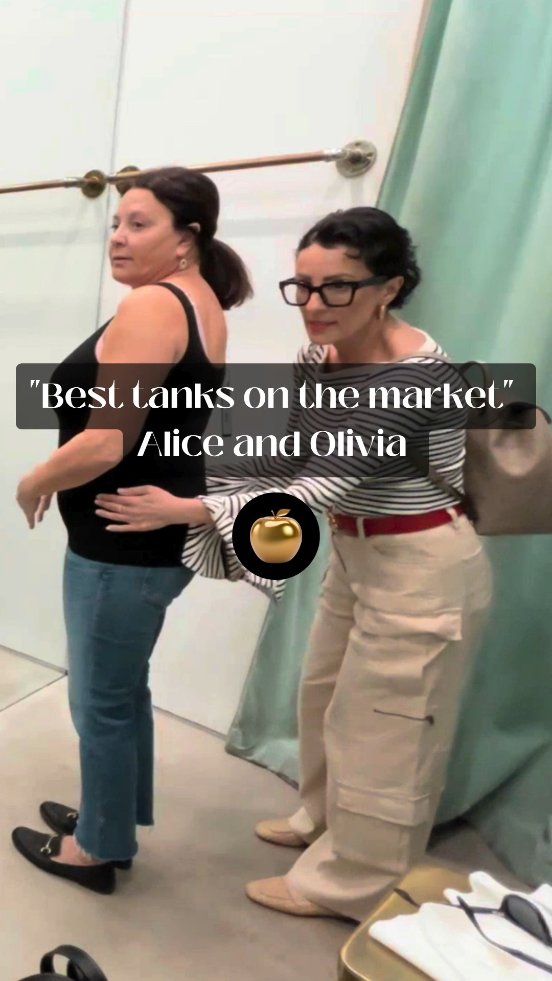 From discussing the ideal tuck-in technique to choosing the right undergarments, we made sure each piece sits just right and complements your silhouette perfectly. Remember, the right tank can transform an outfit from simple to stunning! 💫

See the full transformation and shop these looks. 
