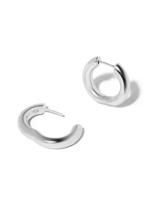 Jennifer Fisher Micro Lilly Huggie Hoop Earrings in Silver at Nordstrom | Nordstrom