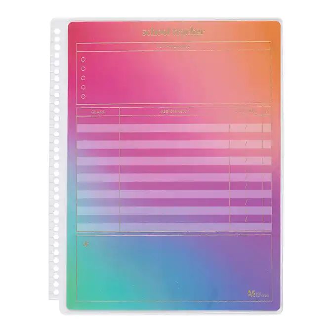 Colorblends Snap-In School Tracker Dashboard | Erin Condren | Erin Condren