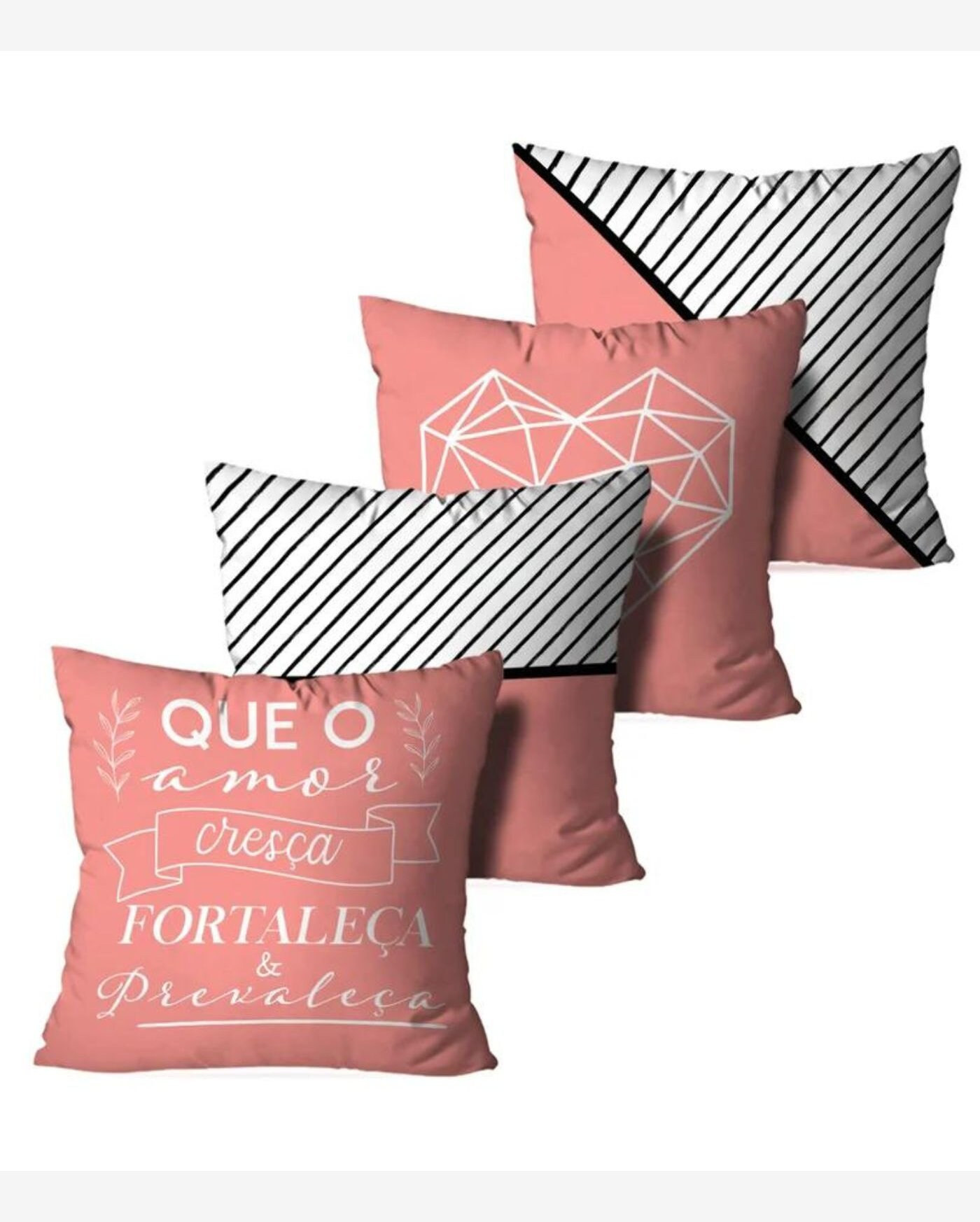Kit 4 Capas Para Almofadas Wevans Rosa | Riachuelo (BR)
