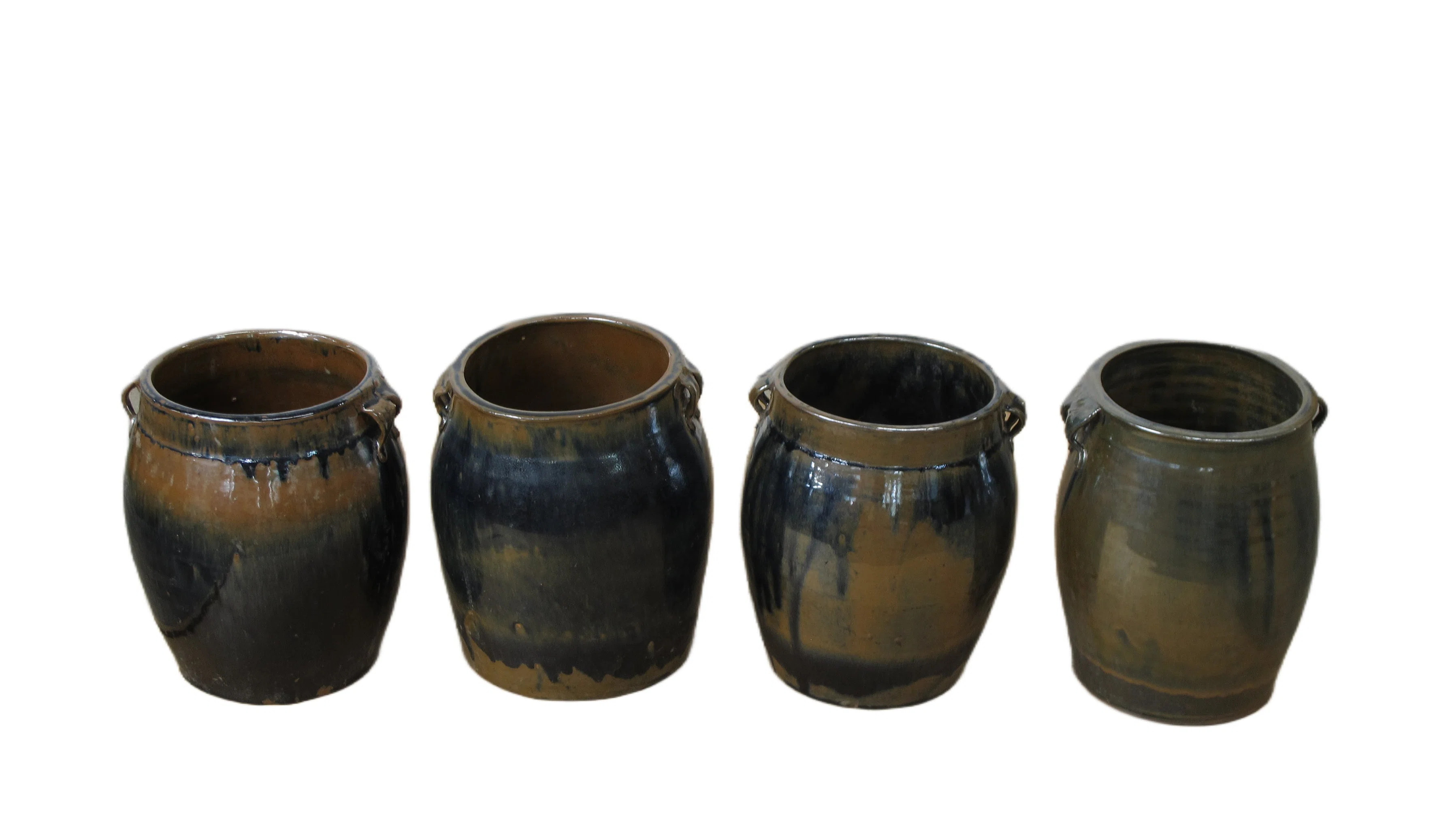 DYAG East Asian Classic Handmade Earthenware Table Vase Set of 4 | Wayfair | Wayfair North America