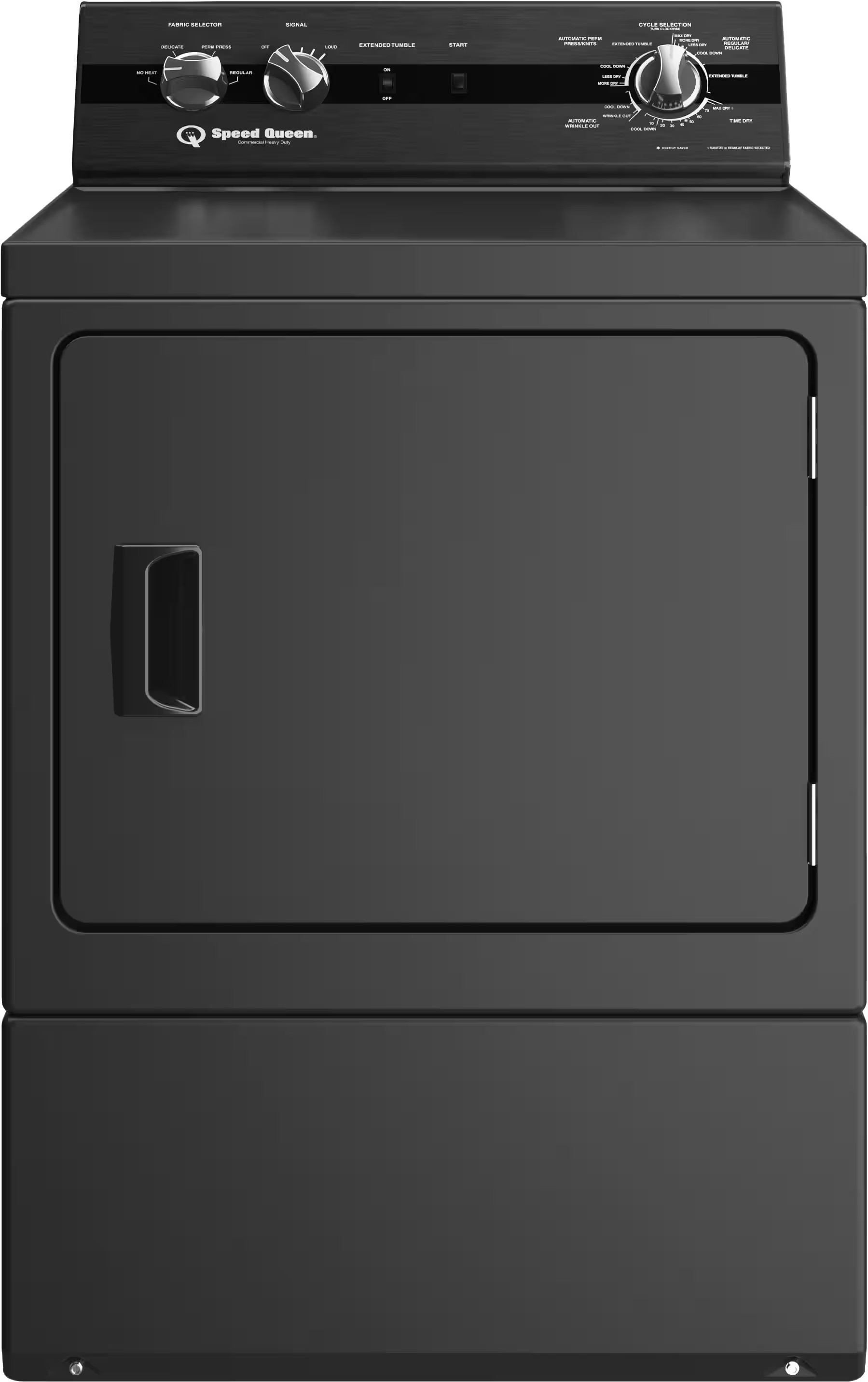 Speed Queen - DC5 Sanitizing Electric Dryer - Matte Black | Best Buy U.S.