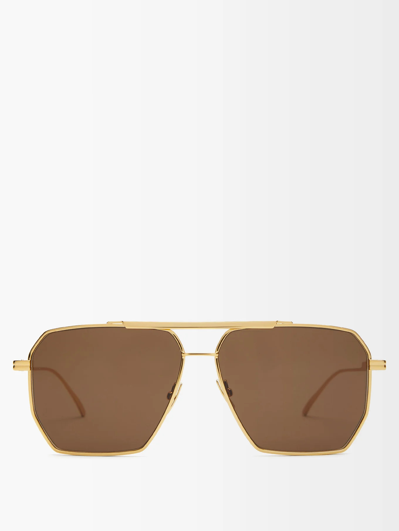 Aviator metal sunglasses | Bottega Veneta | Matches (UK)