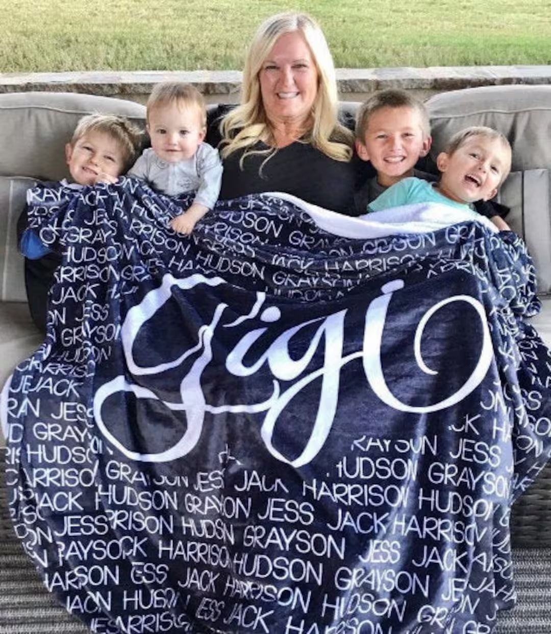 Personalized Grandparent Blanket  Personalized Grandma - Etsy | Etsy (US)