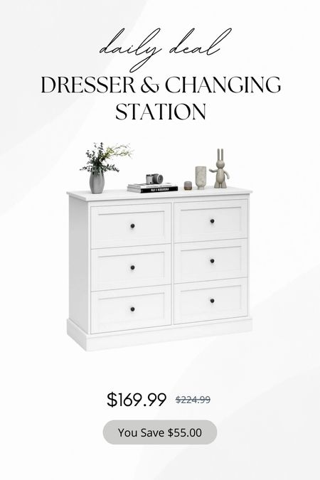 The perfect dresser and changing station on sale at Walmart! 

#LTKkids #LTKhome #LTKsalealert