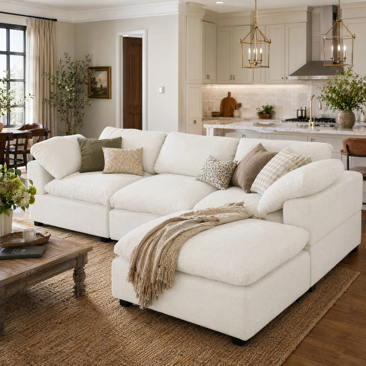 Alyciana Upholstered Sectional Reversible | Wayfair North America