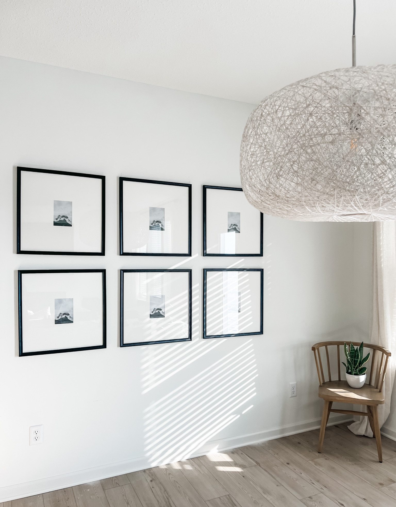 Dining room decor and furniture,living room furniture, gallery wall, pendant light, chandelier, modern, Scandinavian, dining chair, plant, curtains, curtain rods. 

#LTKFind #LTKunder50 #LTKhome