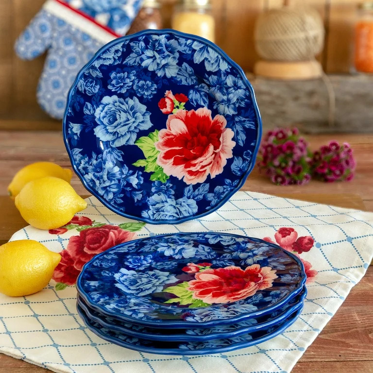 The Pioneer Woman Heritage Floral 12-Piece Stoneware Dinnerware Set | Walmart (US)
