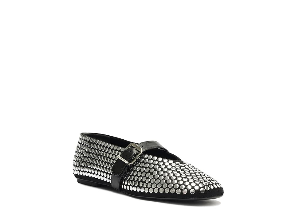 Schutz Eiza Studs (Black) Women's Flat Shoes | Zappos