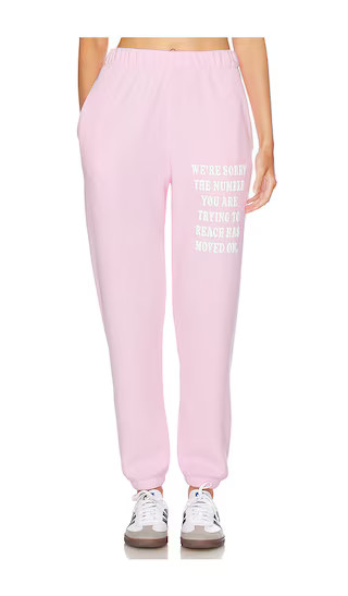 1-800 Revamped Mac Slim Sweatpants in Pink | Revolve Clothing (Global)