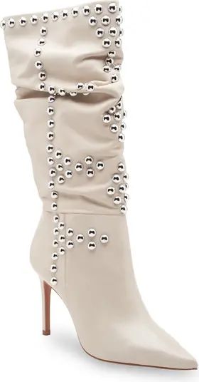 Toni Studded Leather Stiletto Boot | Nordstrom