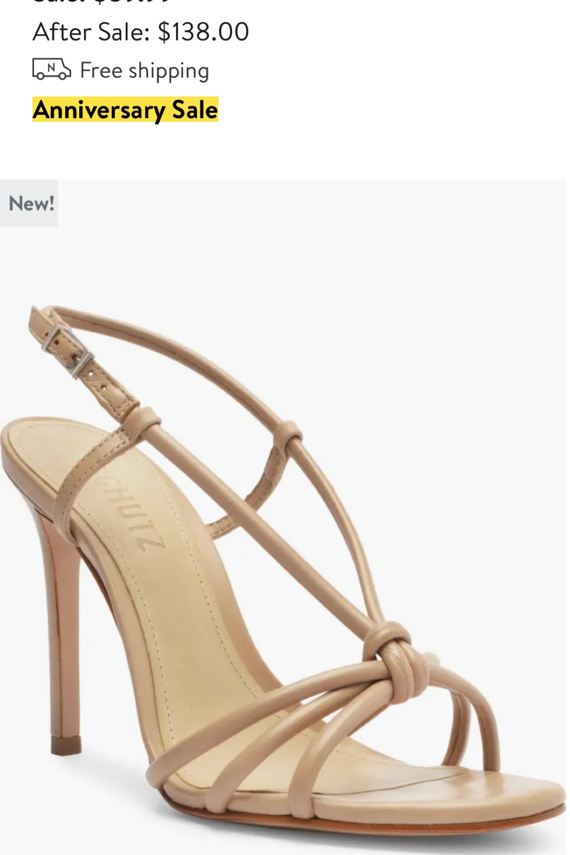 Nordstrom Anniversary Sale
NSALE
Schutz heels
Nude heels 
Sale 

#LTKshoecrush #LTKsalealert #LTKxNSale