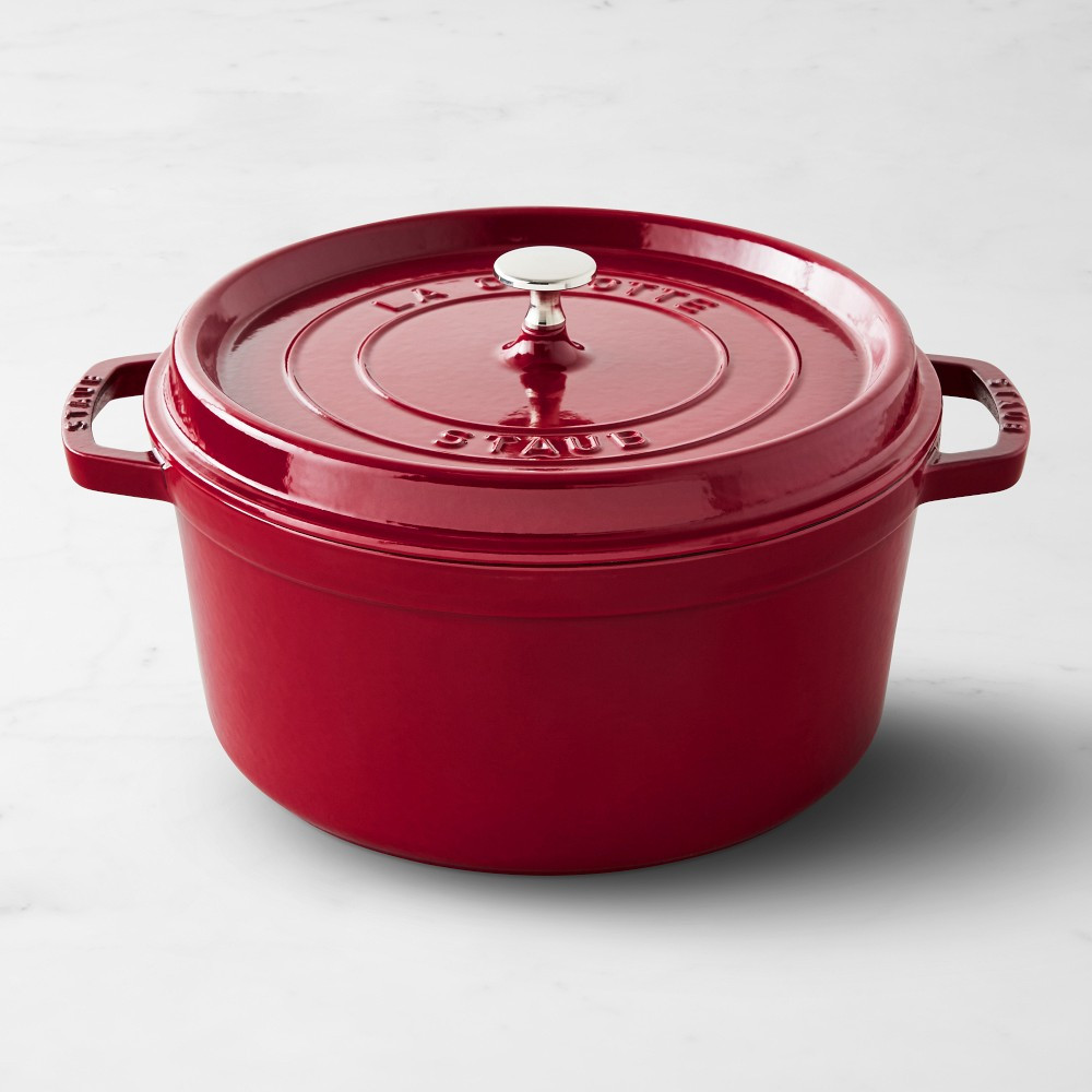 Staub Enameled Cast Iron Round Dutch Oven, 7-Qt. | Williams-Sonoma