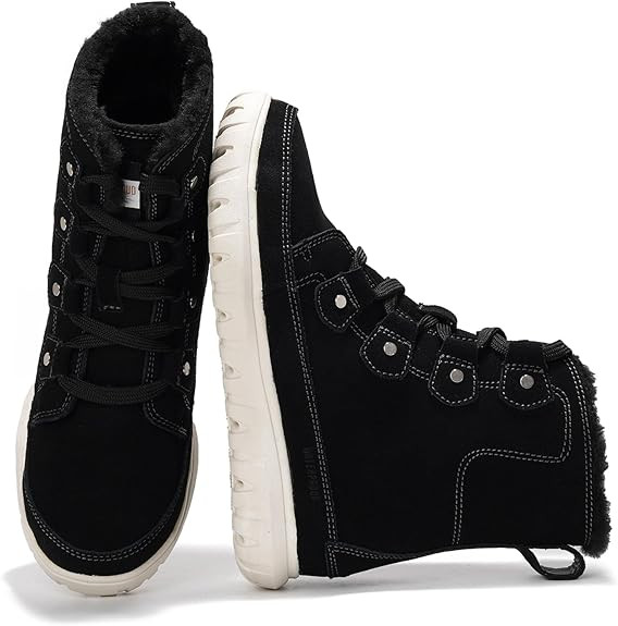 Project Cloud Snow Boots For Women - 100% Genuine Suede Waterproof Winter Boots for Women Memory ... | Amazon (US)