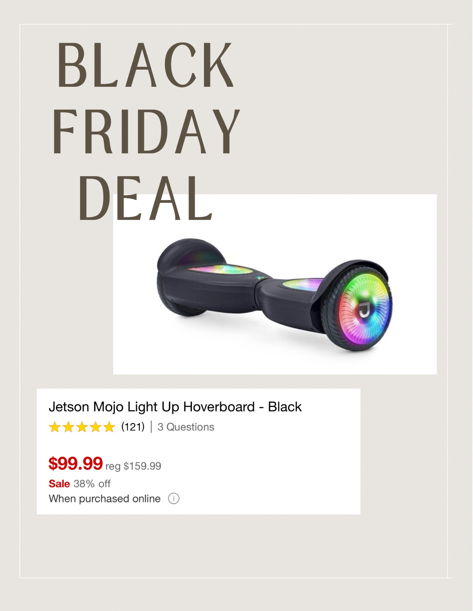 Hoverboard black friday deals sale