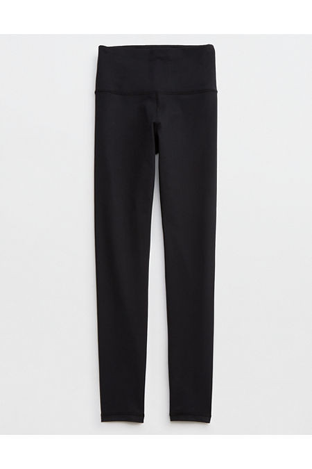 OFFLINE By Aerie The Hugger High Waisted Legging Women's True Black XXS | Aerie