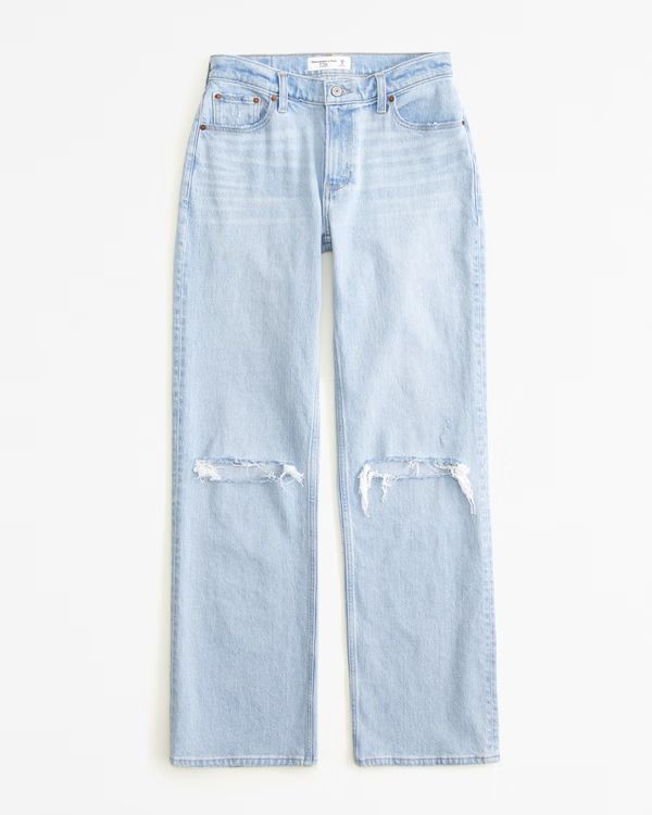 Women's Low Rise Baggy Jean | Women's Bottoms | Abercrombie.com | Abercrombie & Fitch (US)