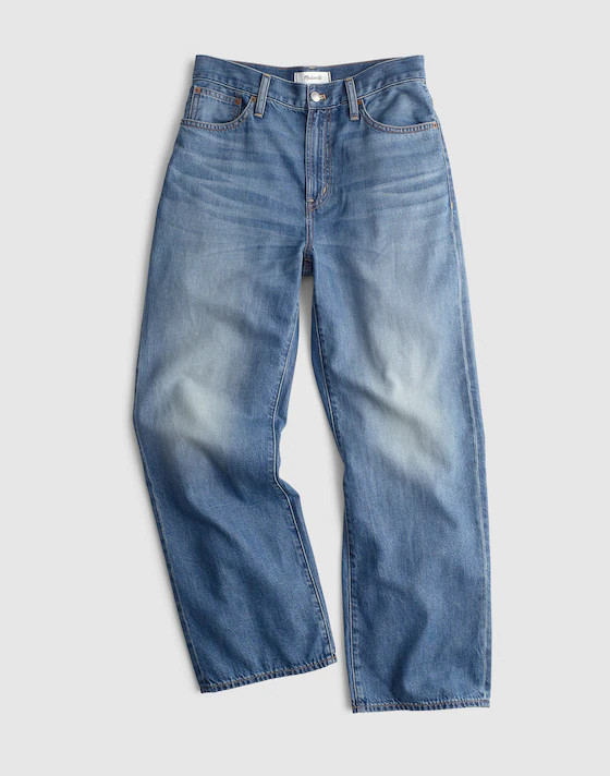The Perfect Vintage Wide-Leg Crop Jean in Airy Denim | Madewell