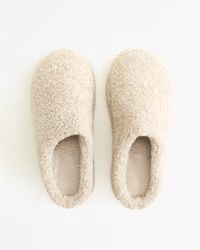 Women's Sherpa Slippers | Women's New Arrivals | Abercrombie.com | Abercrombie & Fitch (US)