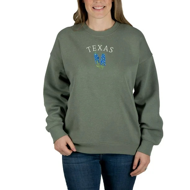 State of Mine Women's Embroidered Flora State Sweatshirt | Sam's Club