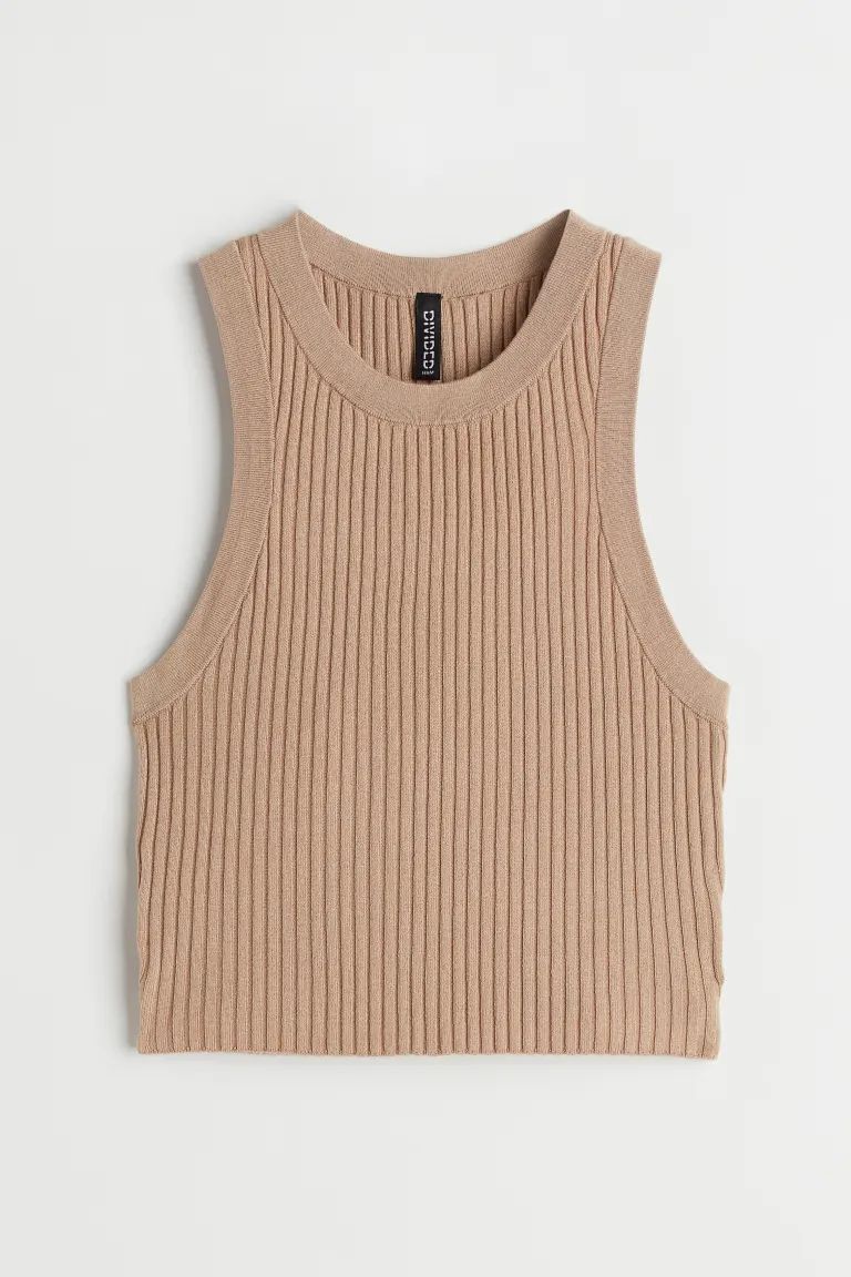 Rib-knit Sweater Vest | H&M (US)