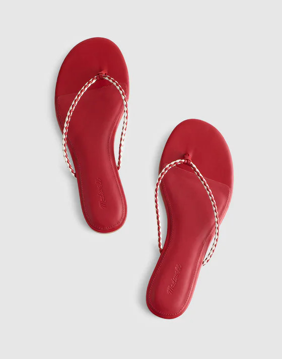 The Iggy Braided Thong Sandal | Madewell