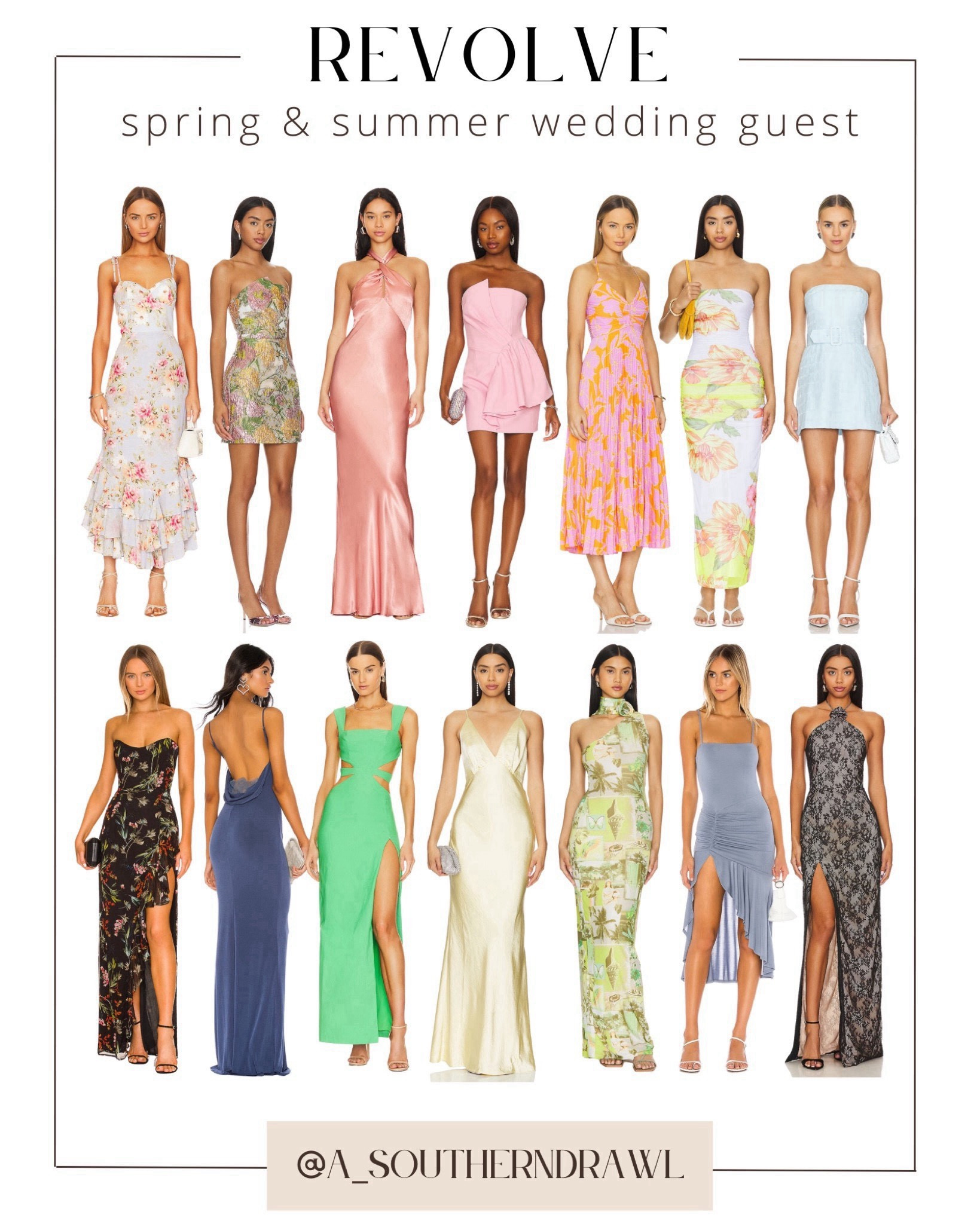 Revolve wedding guest dresses!

Wedding guest dresses - summer formal dresses - summer maxi dresses - floral dresses 

#LTKWedding #LTKStyleTip #LTKSeasonal
