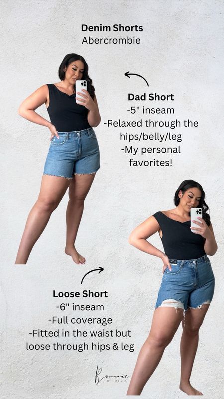 25% off all Abercrombie shorts + 15% off almost everything else! Use code AFSHORTS for an extra 15% off on top of that! Trying on every pair of denim shorts from Abercrombie - wearing a size 32, fit is true to size! 

#LTKMidsize #LTKSaleAlert #LTKSeasonal