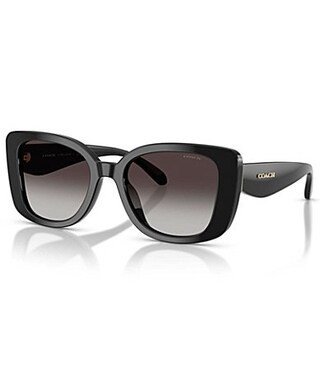 COACH Women's HC8450U 52mm Square Sunglasses - Black | Dillard's