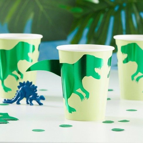 Dinosaur Print Disposable Cup - Ginger Ray | Target