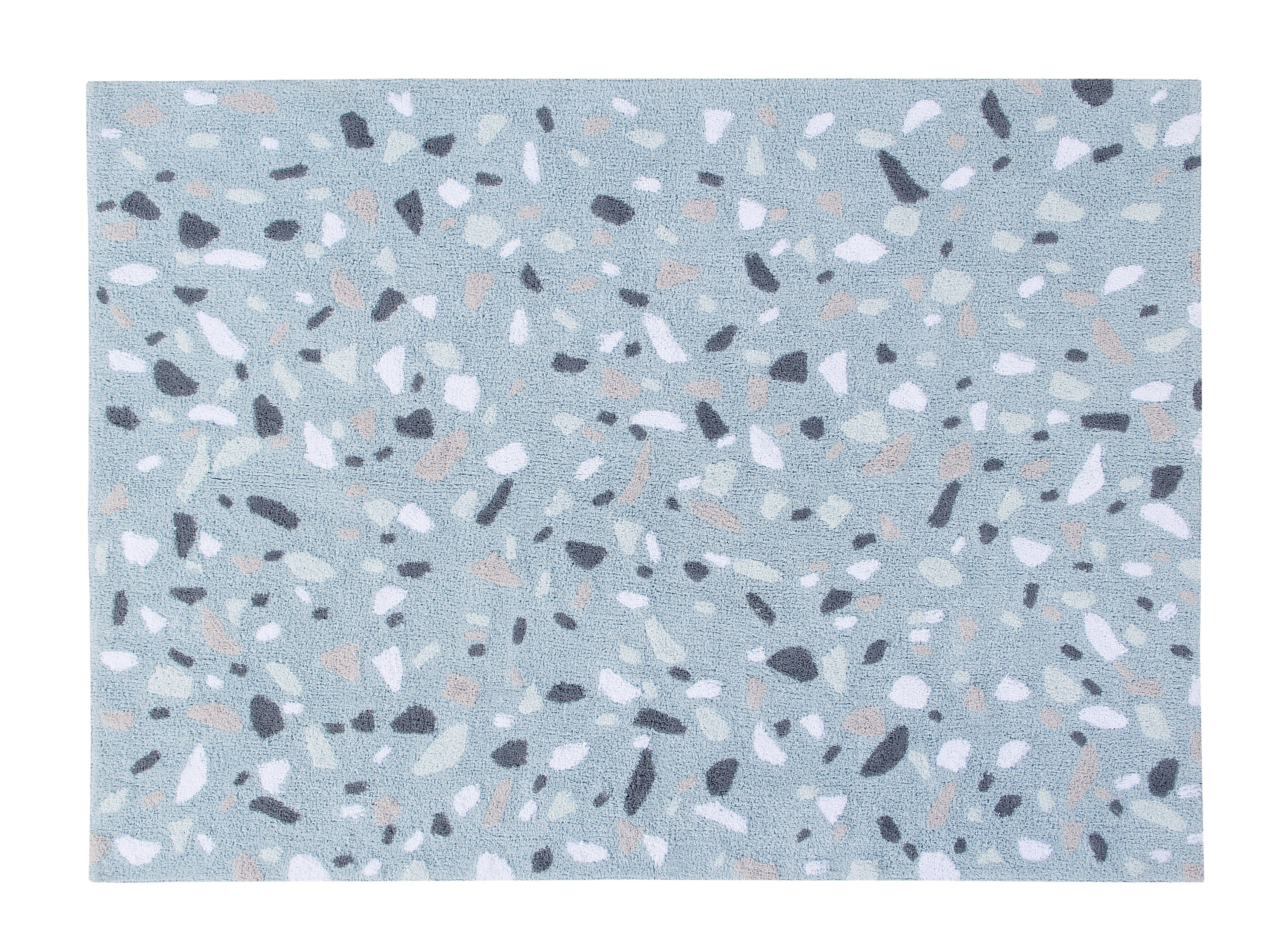 Terrazzo Rug in Aquamarine – BURKE DECOR | Burke Decor