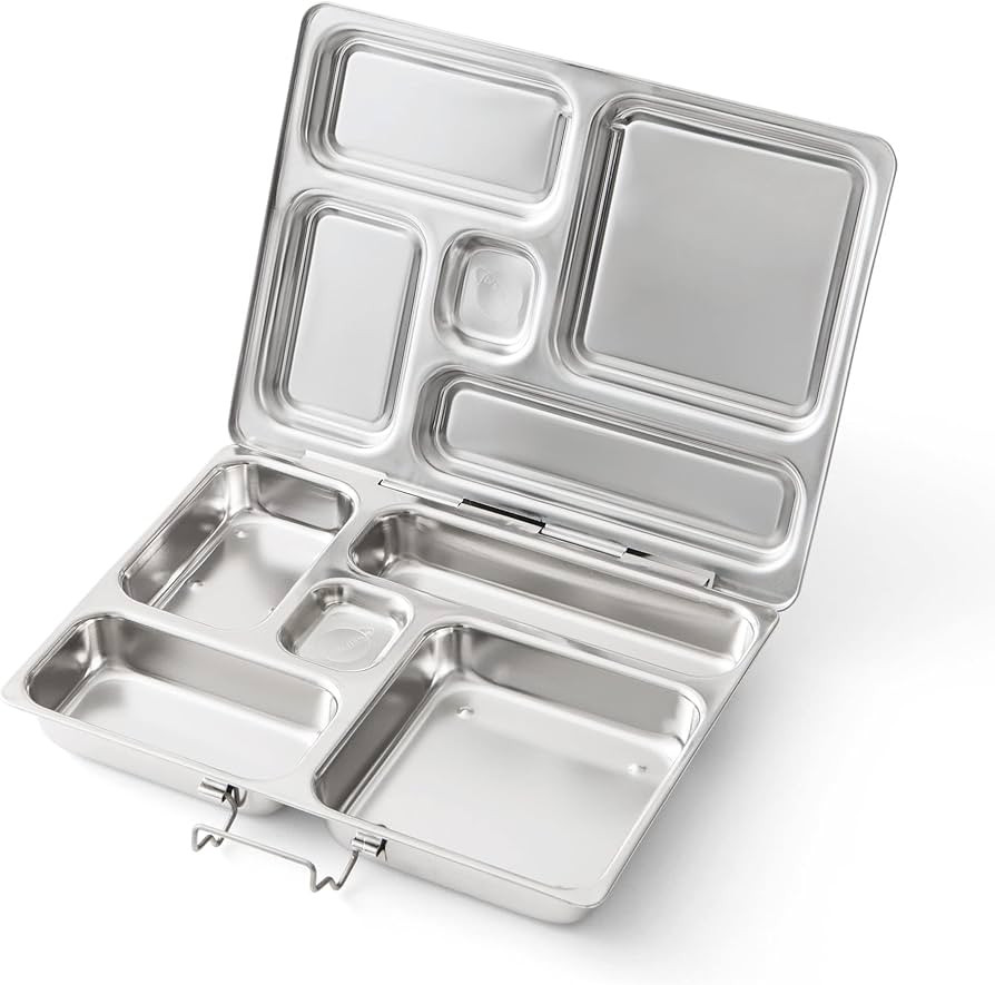 PlanetBox ROVER Classic Stainless Steel Bento Lunch Box with 5 Compartments (P5000N) | Amazon (US)