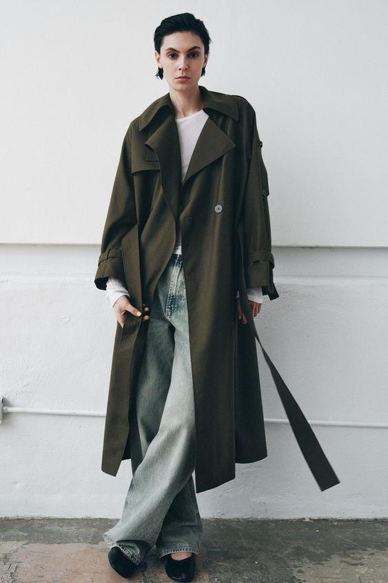 OVERSIZED ZW COLLECTION LIMITED EDITION TRENCH COAT | Zara US