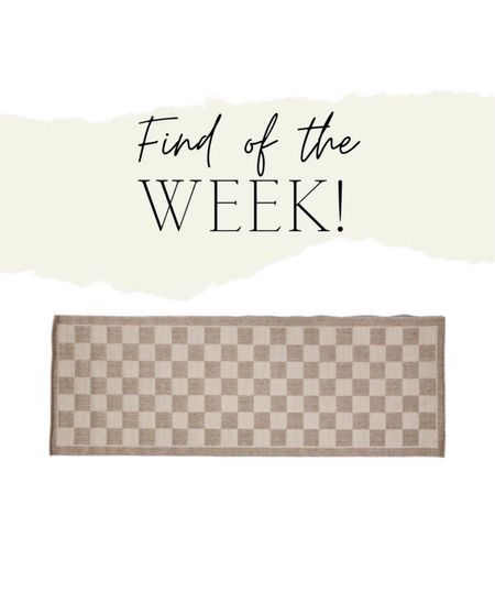 This stunning checkered rug is only $30 ‼️🚨🤯 It’s also an outdoor rug so it would be super durable in somewhere like an entryway or kitchen! #ltkfind #homedecor #runner #tjmaxx #tjmaxxhome #rug 

#LTKfindsunder50 #LTKhome