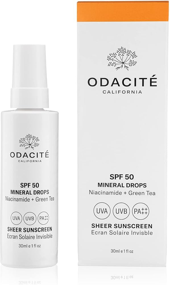 Odacite SPF 50 Mineral Drops Sheer Sunscreen, 30ml | Amazon (US)