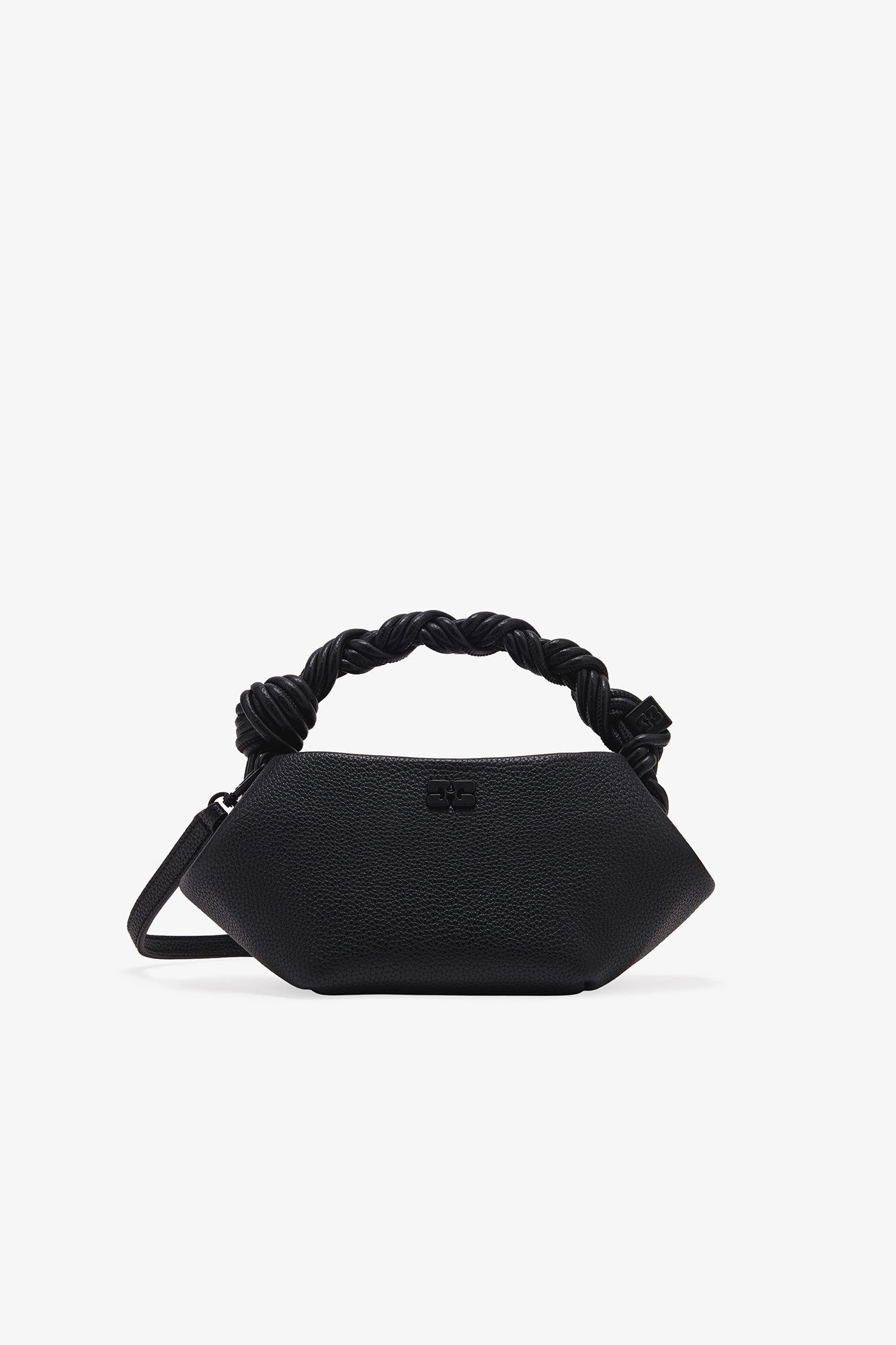 GANNI Black Grained Mini Bou Bag | Ganni