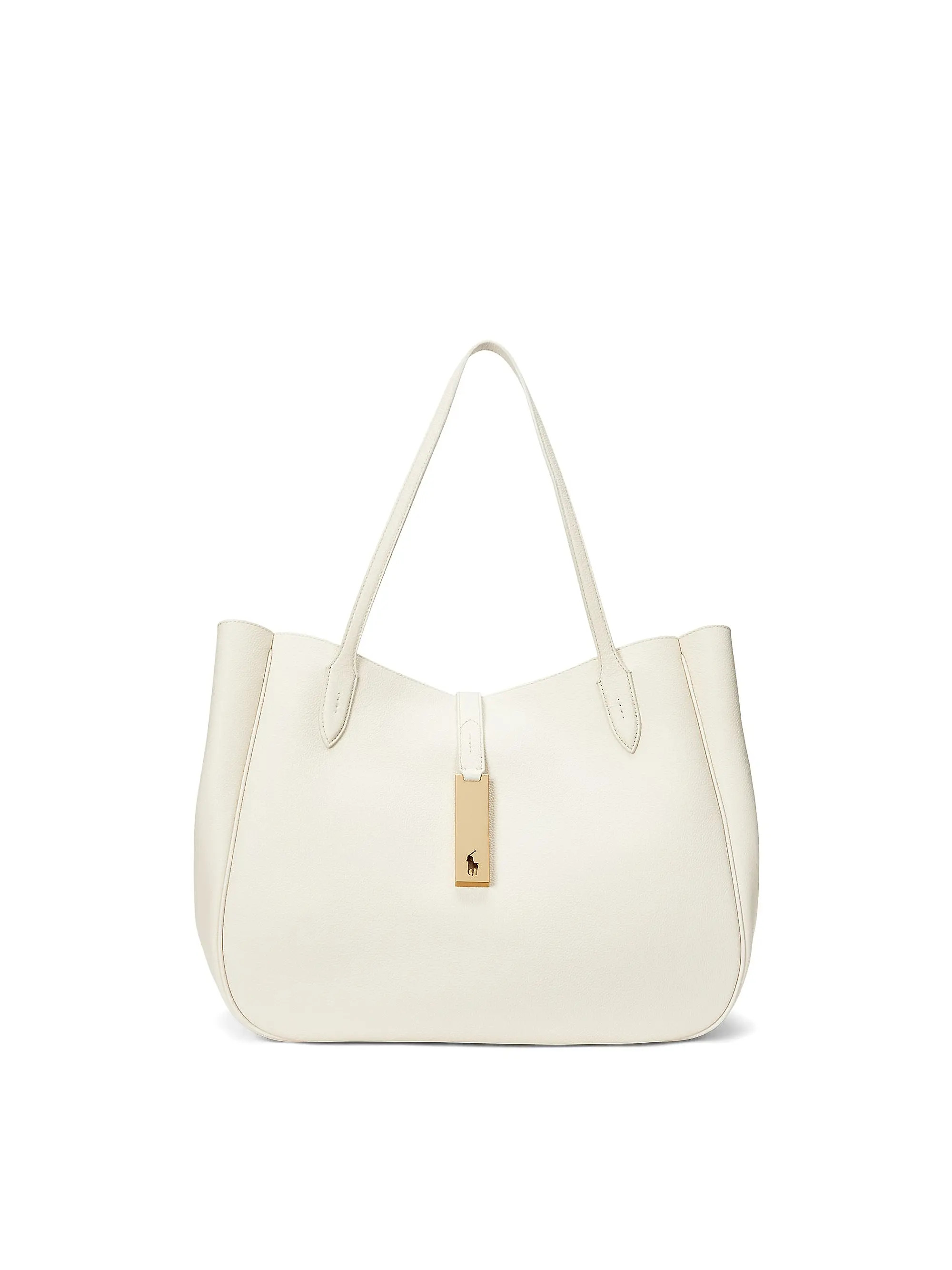 Large Polo ID Leather Tote Bag | Saks Fifth Avenue