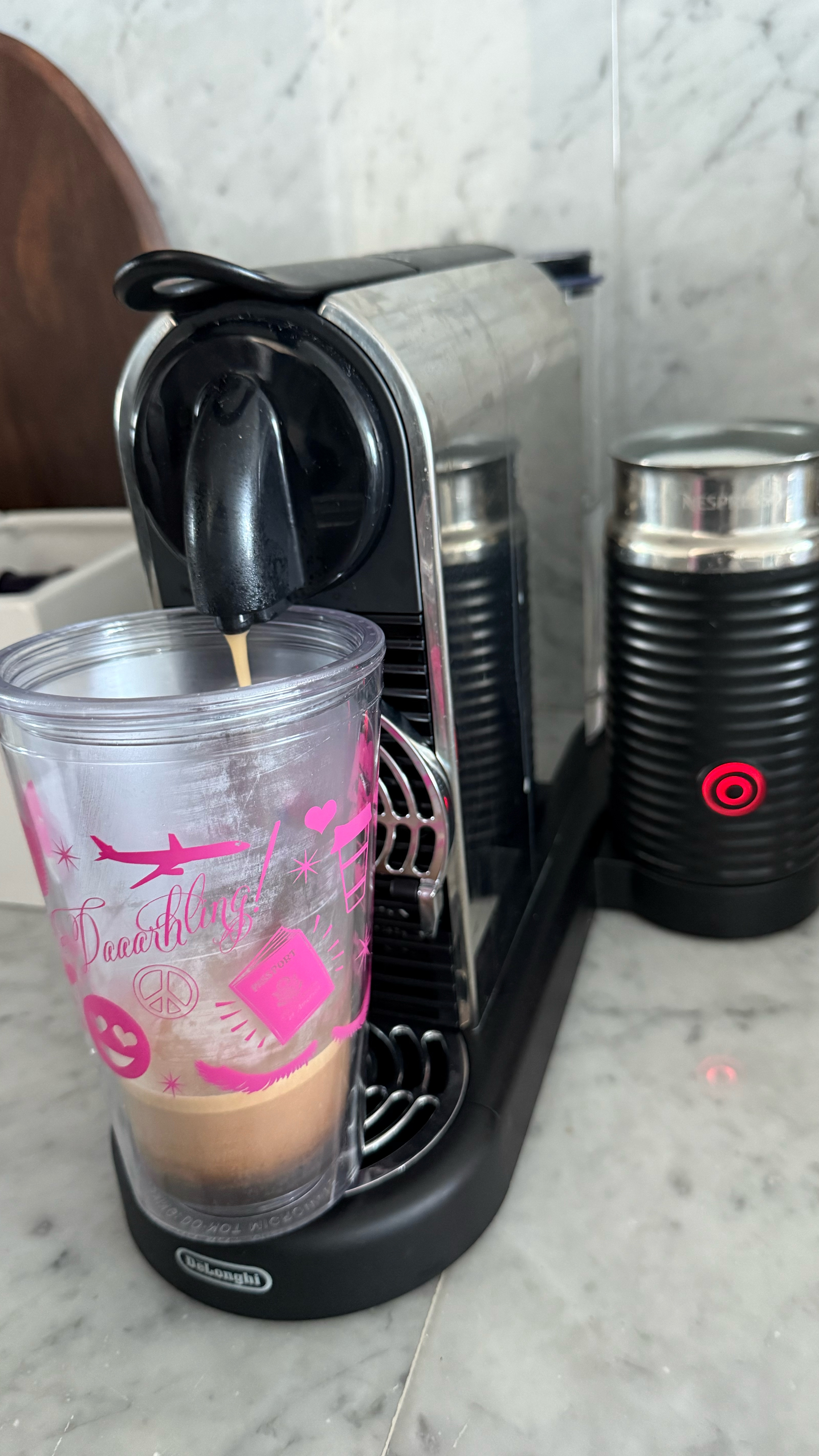 This Nespresso machine is perfect for making lattés at home! It’s so easy to use. You can froth your milk at the same time too ☕️💕


#nespresso
#coffeemaker

#LTKHome #LTKWatchNow