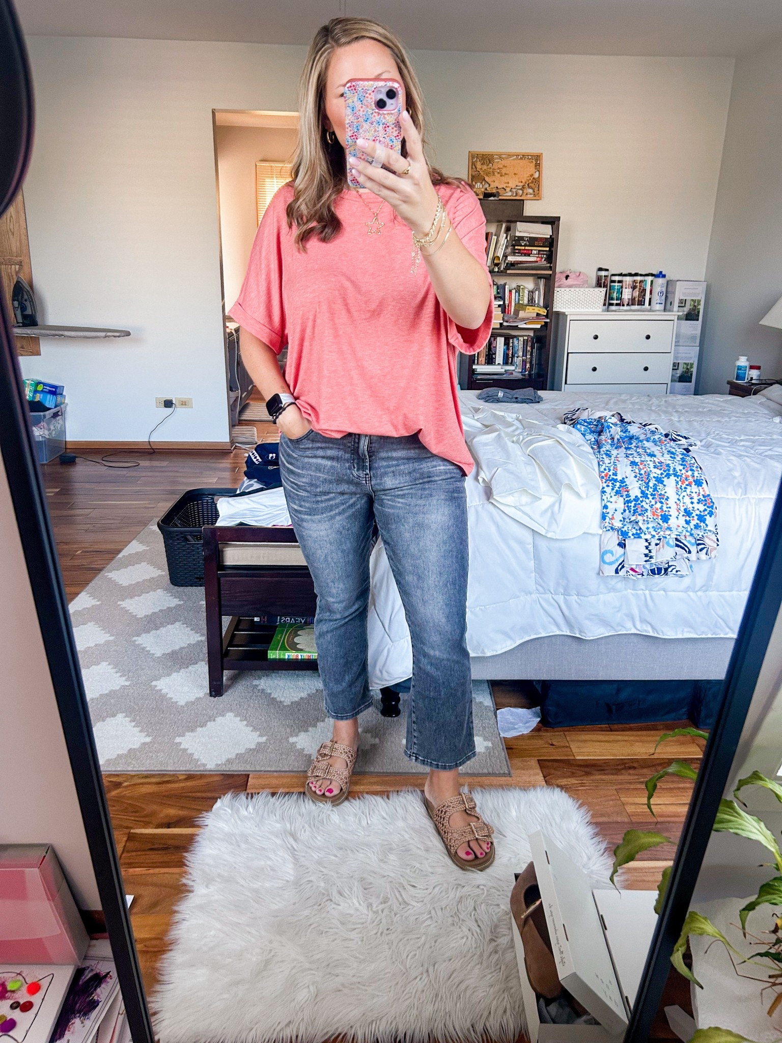Had meetings and classroom work time today so wanted to be comfy but look put-together! I have this top in multiple colors, it’s so soft! Runs baggy! 

#LTKMidsize #LTKFindsUnder50 #LTKStyleTip