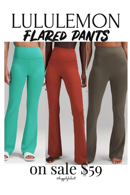 Lululemon flares pants on sale $59

#LTKfitness #LTKfindsunder50 #LTKsalealert