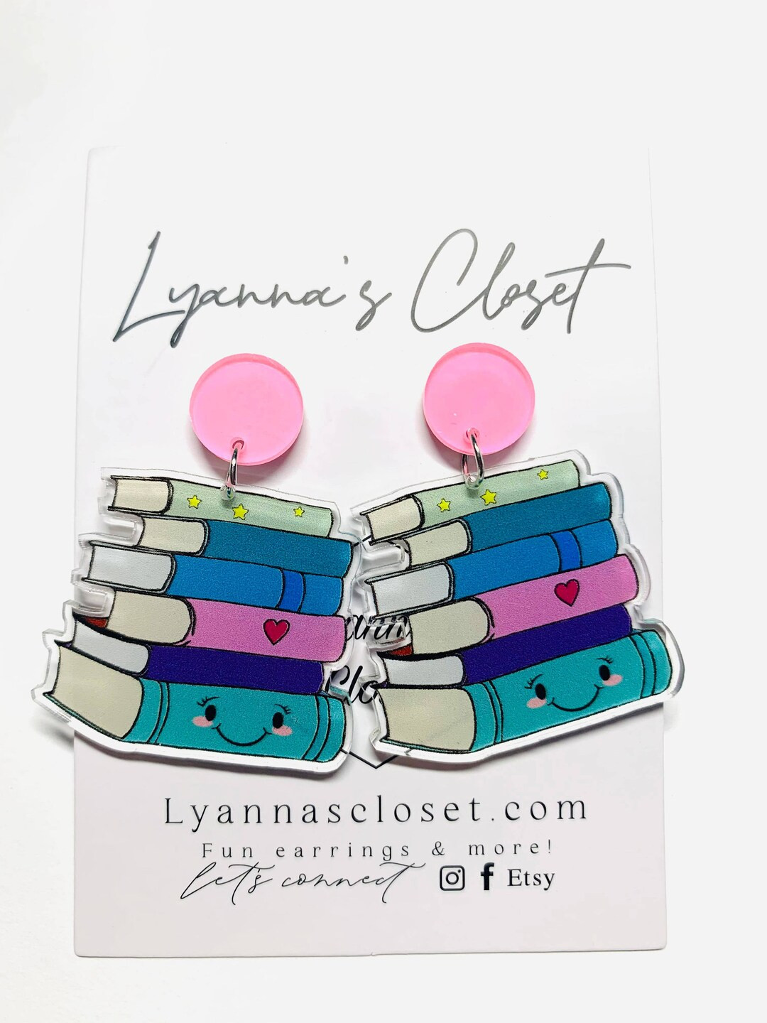 Book Earrings, Teacher Earrings, Librarian Earrings, Teacher Appreciation Gift, Teacher Jewelry -... | Etsy (US)