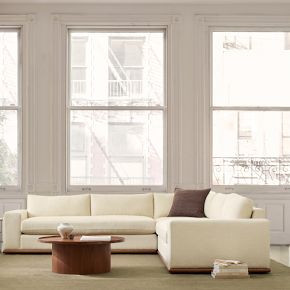 Ethan 3-Piece L-Shaped Sectional (118") | West Elm (US)