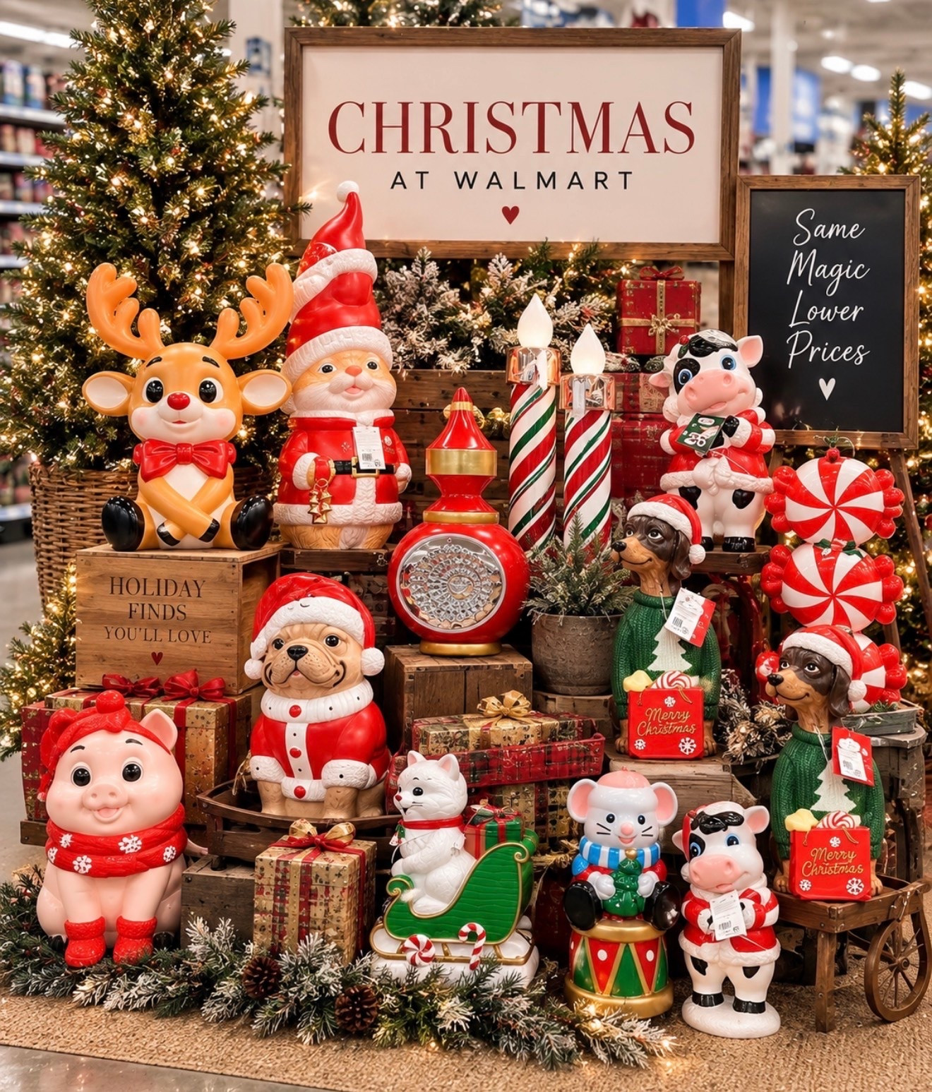 Walmart understood the Christmas assignment. 🎄🤩 SO many nostalgic blow molds just dropped and I seriously want them ALL! Which one are you grabbing?!

#christmasdecor #holidaydecor #christmasinspo #holidayfinds #walmarthome #christmas2026 #christmasdecorating

#LTKSeasonal