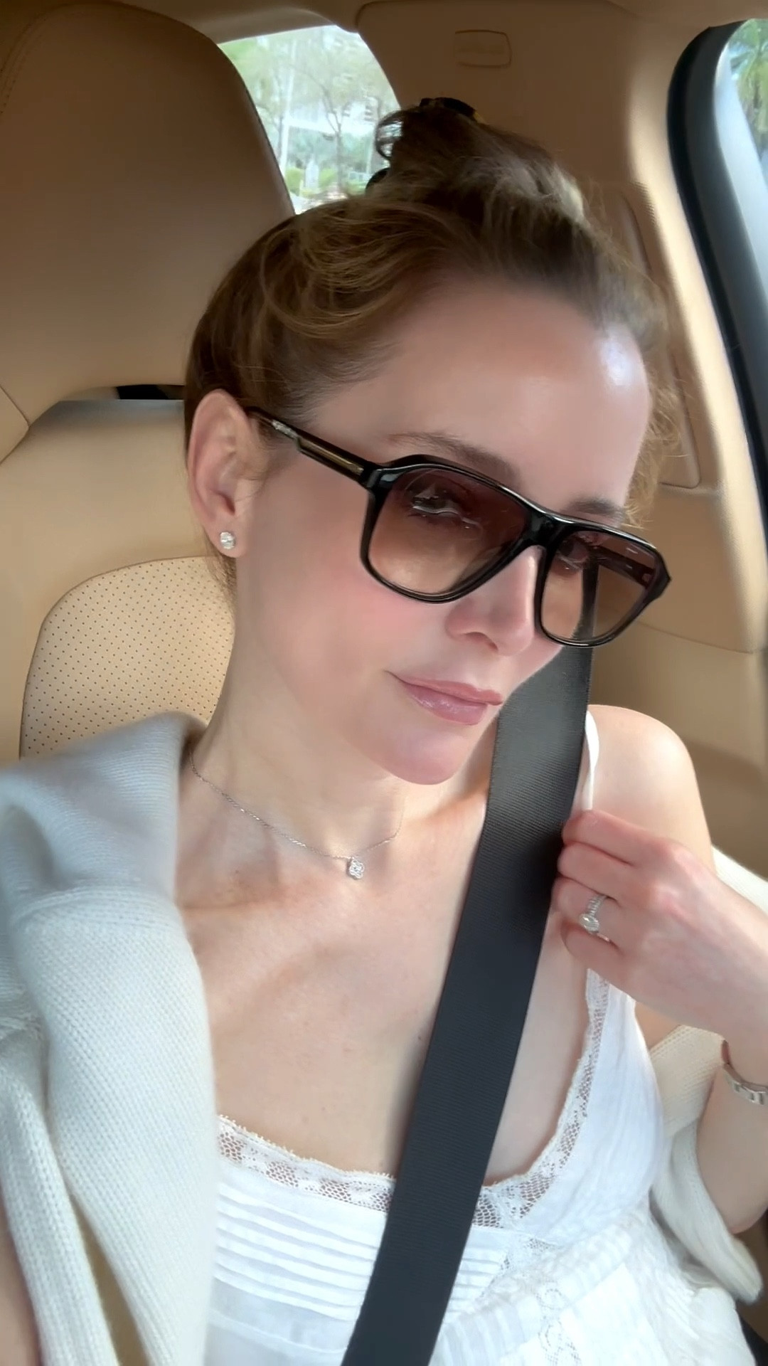 Khaite x Oliver Peoples🖤 the sleek gold detailing and gradient lenses, modern but classic #sunglasses #OliverPeoples #Khaite #blacksunglasses 

#LTKBeauty #LTKdayinmylife #LTKOver40