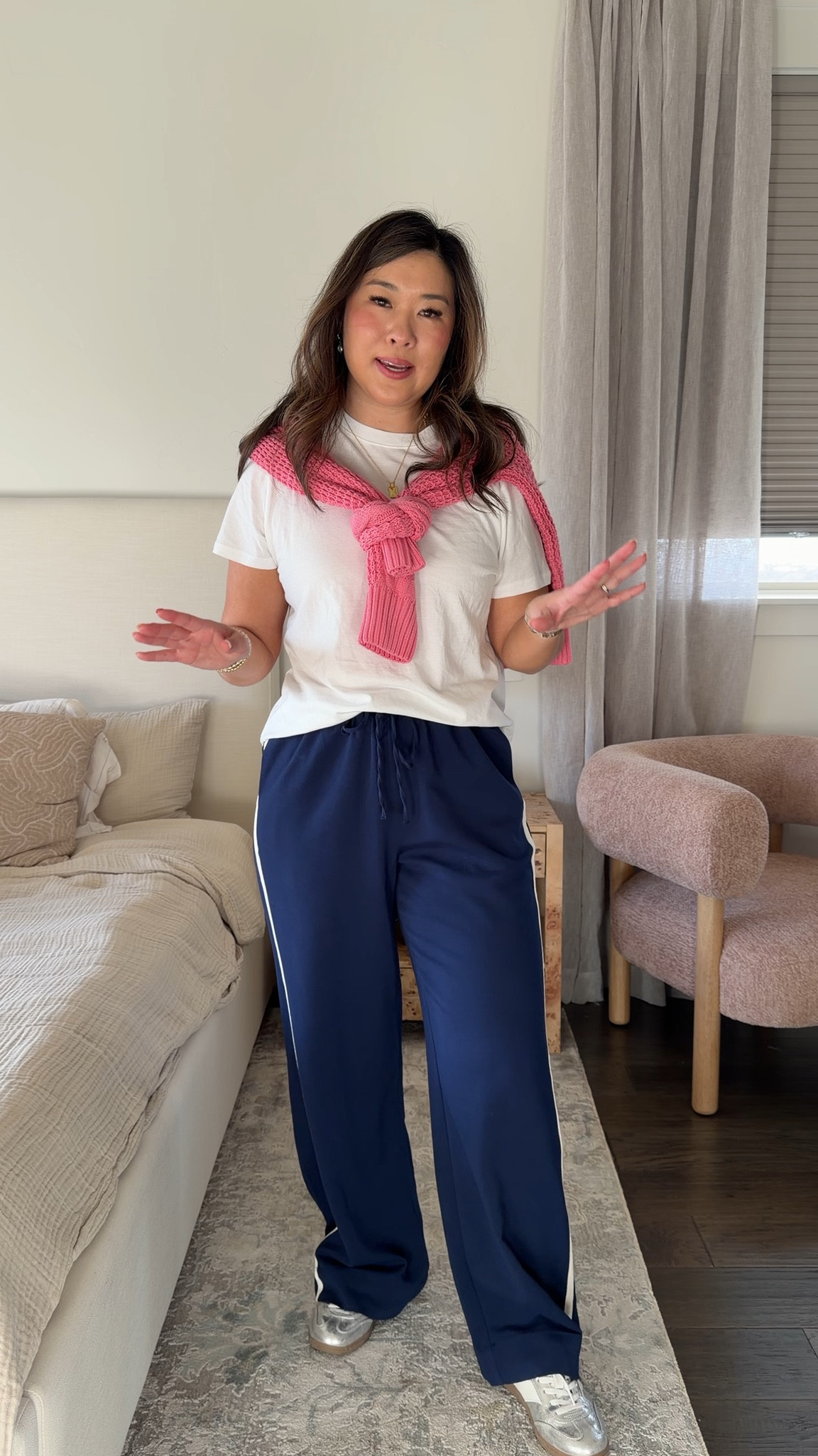 Target outfit
Tee: Medium
Sweater: Medium
Pants: Medium Regular 