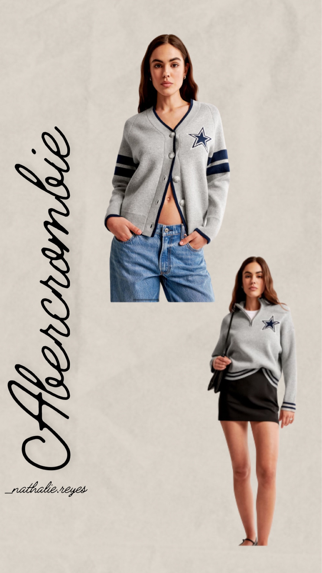 Abercrombie NFL 🏈 cardigan #nflsweatshirt

#LTKStyleTip #LTKSeasonal