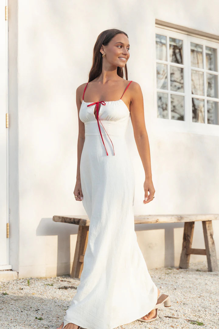 Gracie Midi Dress - Oatmeal | Petal & Pup (US)