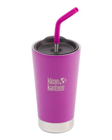 16oz Insulated Tumbler With Straw | TJ Maxx